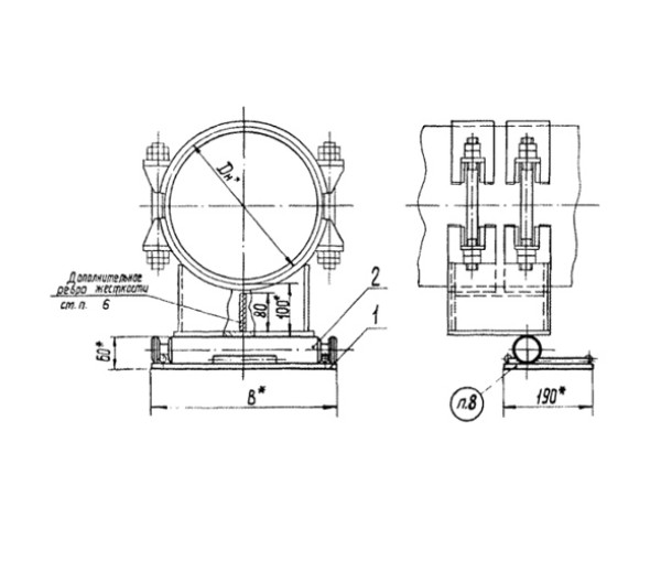 ОСТ 34 269-75 Блоки однокатковых опор в Москве